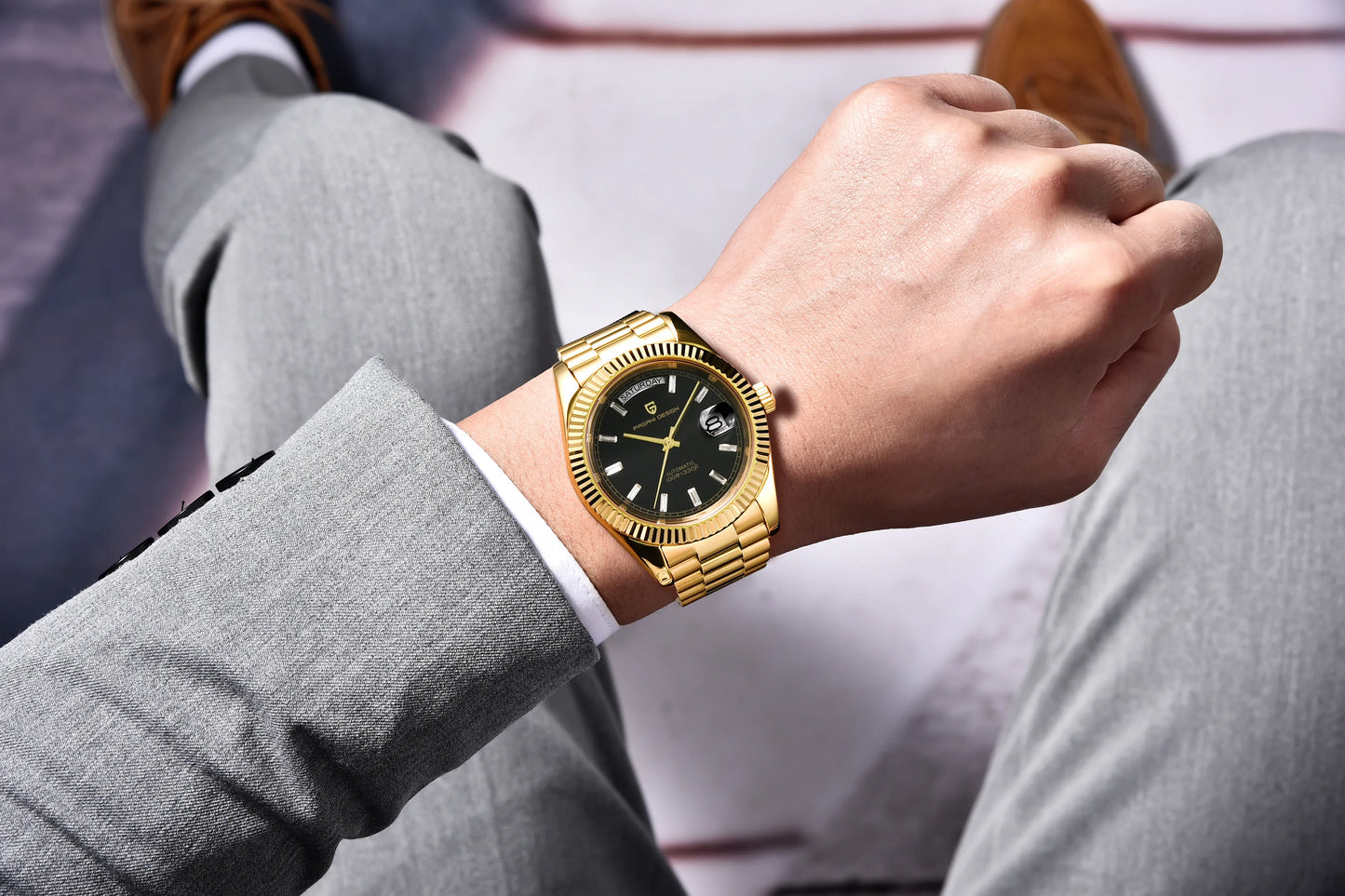 PAGANI DESIGN 2026 New DD40 NH36A Men's Watches Luxury Automatic Mechanical Watch For Men AR Sapphire Glass Date Wrist watch Men