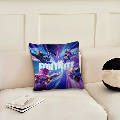 Game F-Fortnite Kissenbezug, dekorativer Kissenbezug für Zimmer, Zuhause, Sofa, Wohnzimmer, Büro und Auto, nordische Schlichtheit