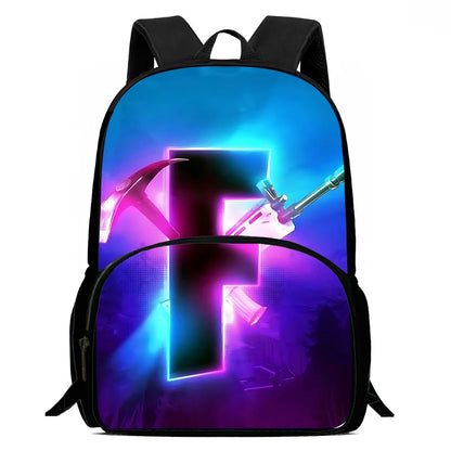 Suosittu FortniteS-peliaiheinen lasten reppu pojille ja tytöille, syntymäpäivälahja oppilaalle, koululaukku lapselle, suurikapasiteettinen kestävä retkeilyreppu