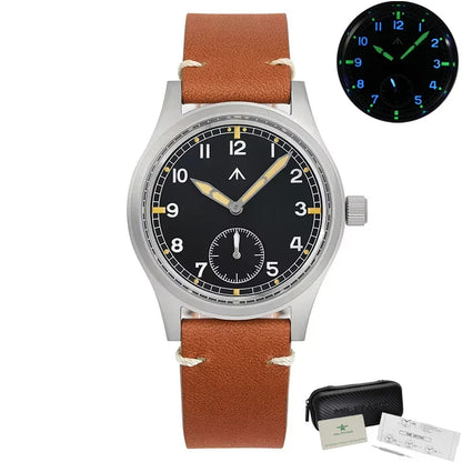 Militado D12 Quartz Watch Men VD78 Movement Domed Sapphire Crystal V2 Clear AR Coating Wristwatch 10Bar Water Resistance Watch