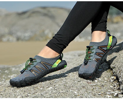 Pánské aqua boty do vody a na plavání, dámské tenisky, dětské barefoot boty pro chlapce, plážové sandály, rychleschnoucí obuv k řece, moři, potápění a do posilovny