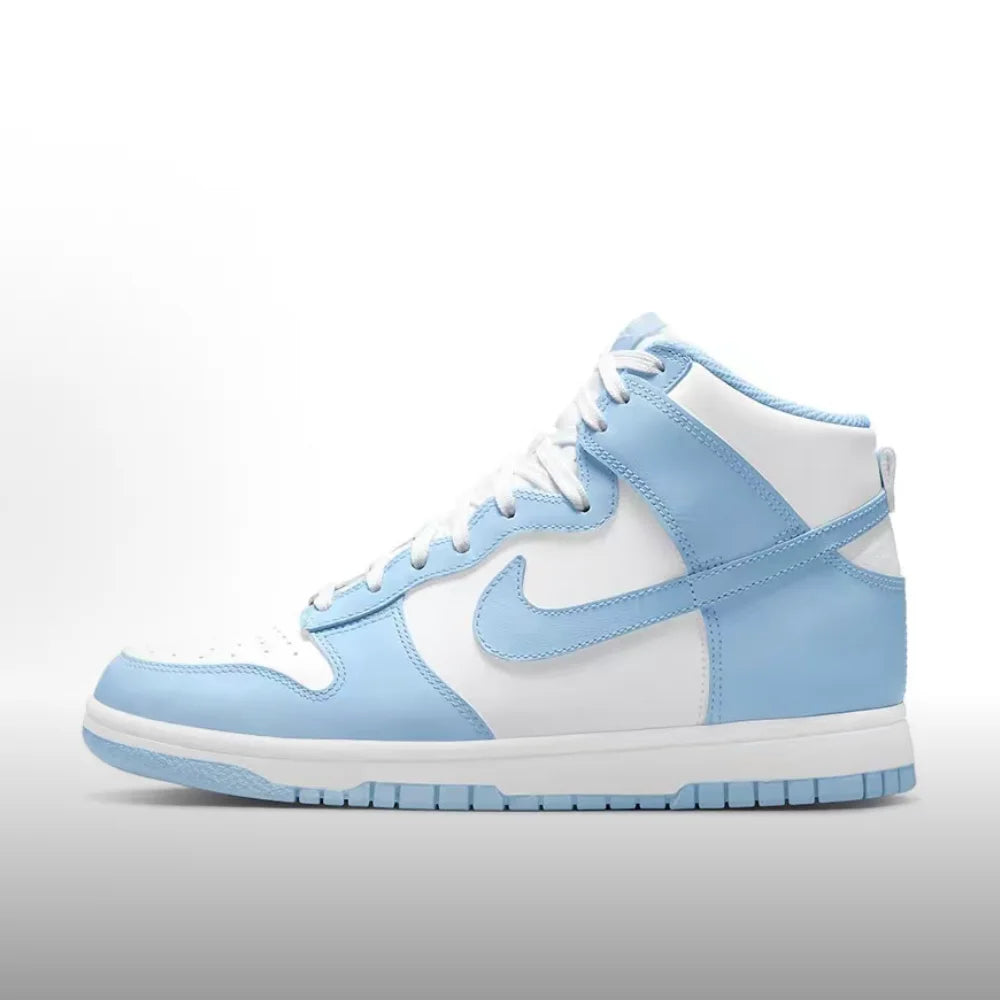 Nike Dunk SB Dunk High – inspirowane stylem retro, modne, antypoślizgowe, wytrzymałe, półwysokie, codzienne trampki DQ4489-300