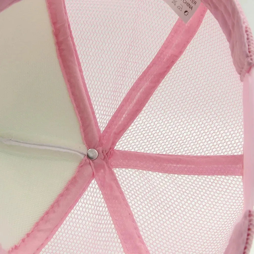 Two Sizes Kawaii Baseball Caps for Adult Cartoon Pokemons Pikachus Outdoor Breathable Mesh Hat Cute Anime Adjustable Sunbonnet