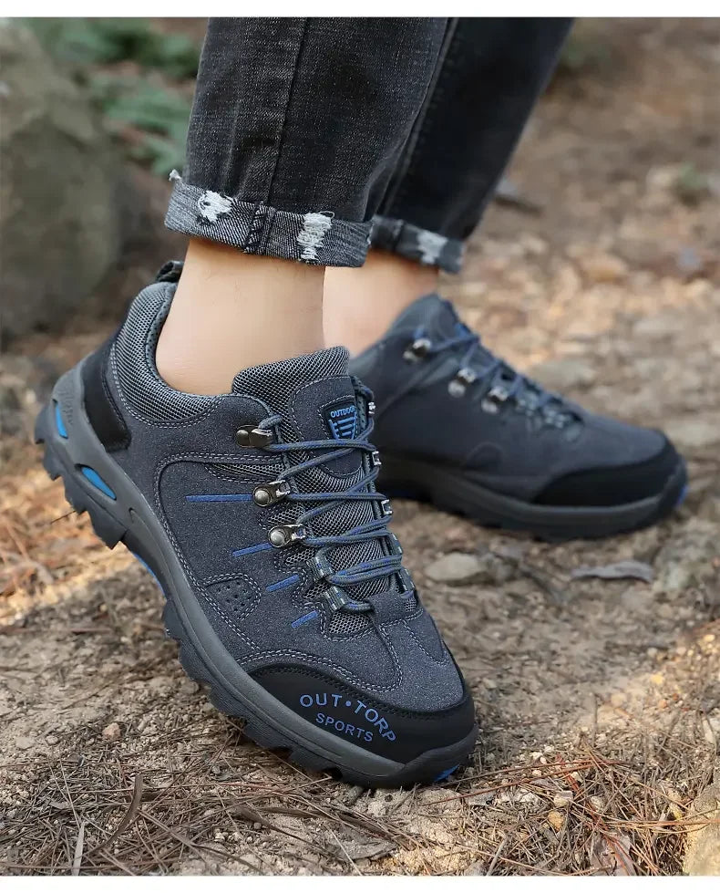 Retro Style Men Sports Shoes Autumn and Winter Short Boots Anti Slip Hiking Shoes Suitable for Ankle Boots Urban Commuting 2025