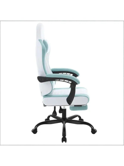Ergonomic Gaming Chair for Home Office, Breathable Fabric Office Chair with 360° Swivel Wheels, Adjustable Height Computer Desk Chair, Comfortable Gaming & Office Chair