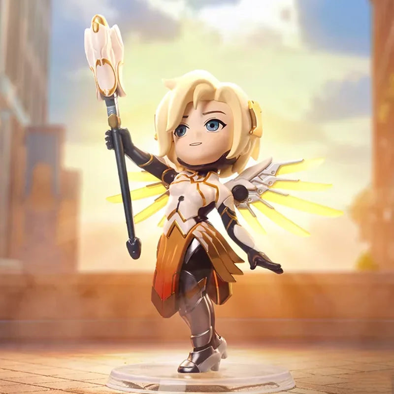 POP MART Overwatch Play of The Game Series Blind Box originale, Mystery Box a sorpresa, graziose action figure anime, ornamenti e statuette