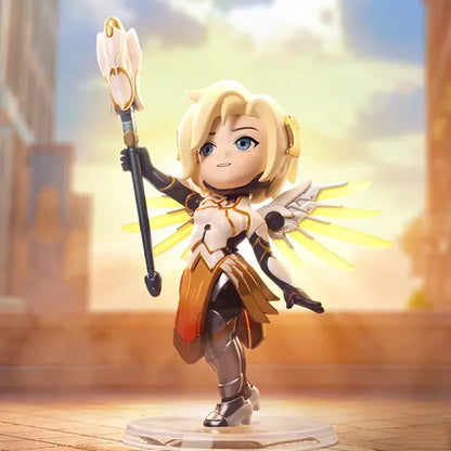 POP MART Overwatch Play of The Game Series Blind Box originale, Mystery Box a sorpresa, graziose action figure anime, ornamenti e statuette