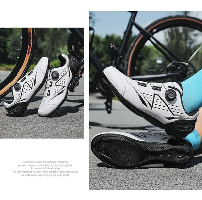 Professional Men's MTB Cycling Shoes White Racing Self-Locking 2024 Speed Road SPD Bicycle Sneakers New Women's Flats Cleats Shoes