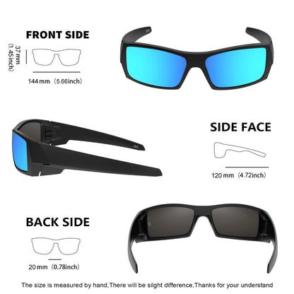 MAXJULI Z87 Polarized Sunglasses Men Wrap Around Sport Driving UV400 Retro Vintage Shield Safety Glasses 8231
