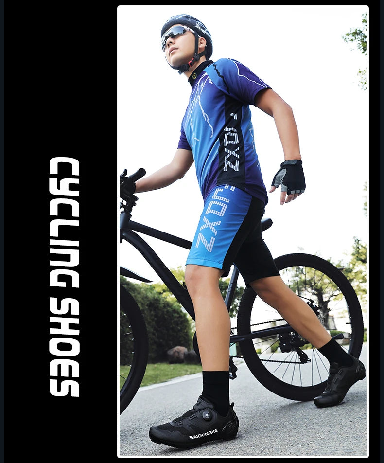Unisex nye cykelsko – professionelle, lette, luksuriøse og originale landevejs-/MTB-racercykelsko i gummi til mode, cykel, streetwear og sport