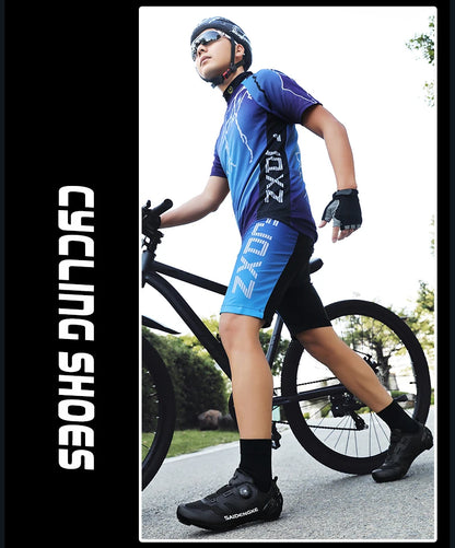 Unisex nye cykelsko – professionelle, lette, luksuriøse og originale landevejs-/MTB-racercykelsko i gummi til mode, cykel, streetwear og sport