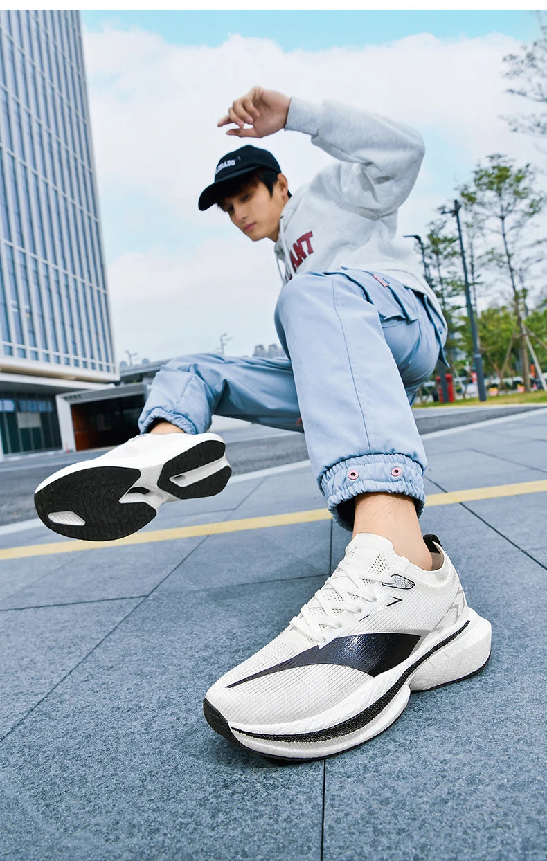 Men's Air Cushion Running Shoes Men's Sneakers Carbon Board Marathon Jogging Shoes Outdoor Sport Shoes Tennis Male Casual Shoes