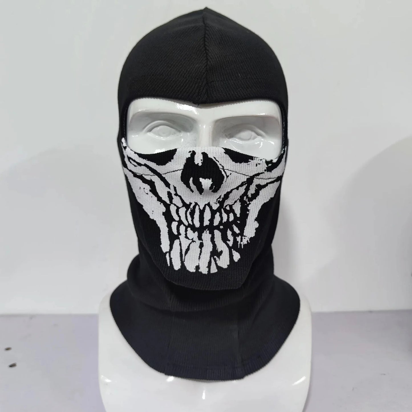 Unisex Ghost Print Skull Motorcycle Face Mask War Game Call Of Duty MWII 2022 COD Ghost Simon Riley Balaclava Mask For Adult