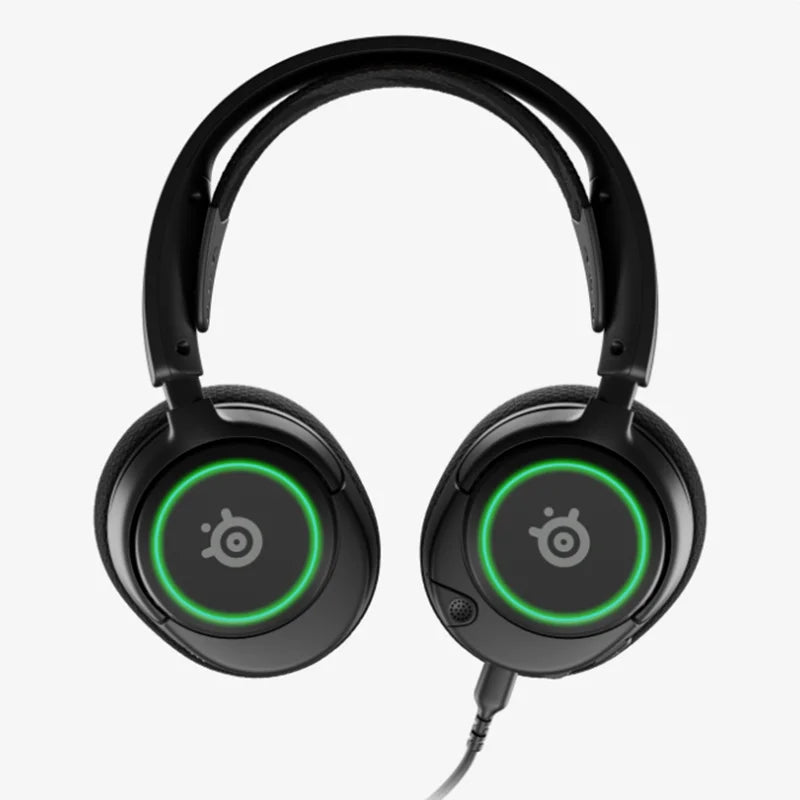 SteelSeries-Casque de jeu filaire Arctis Nova 3 RGB, téléphone de sauna léger avec micro Isabel 2 ClearCast, son surround spatial 360