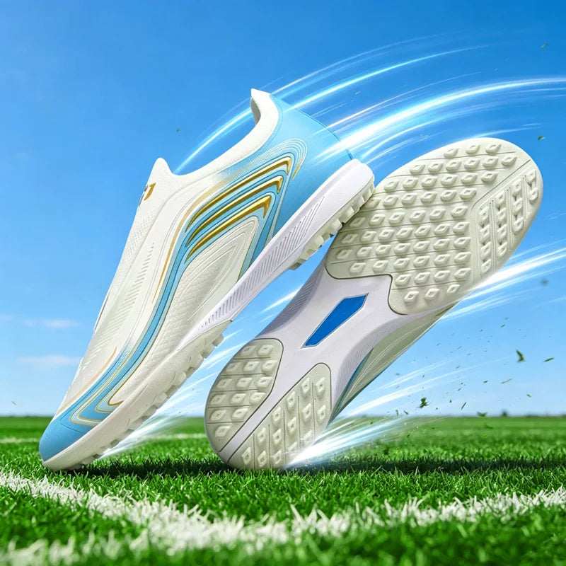 Nouvelles chaussures de football pour hommes TF/FG, modèle professionnel unisexe, très populaires, chaussures de futsal ultra-légères, chaussures de football de haute qualité, chaussures de sport pour femmes.