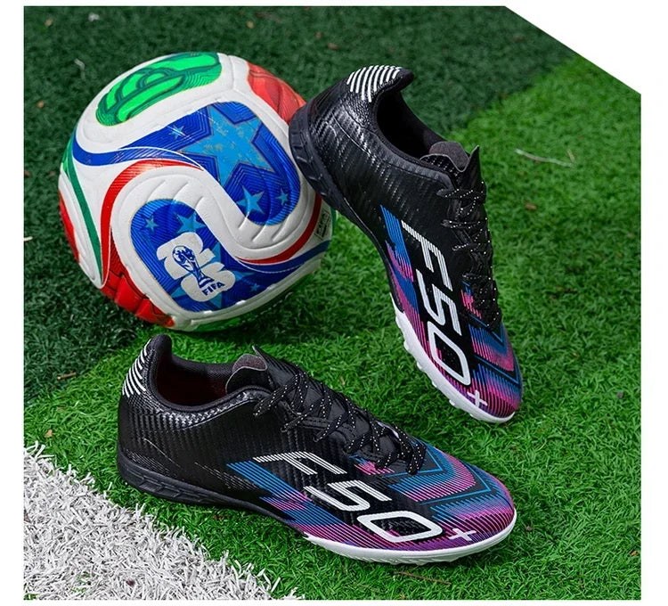 Nouvelles chaussures de football pour hommes, chaussures de football professionnelles, chaussures d'entraînement, chaussures de match, baskets antidérapantes, chaussures de sport pour terrain gazonné, chaussures d'extérie