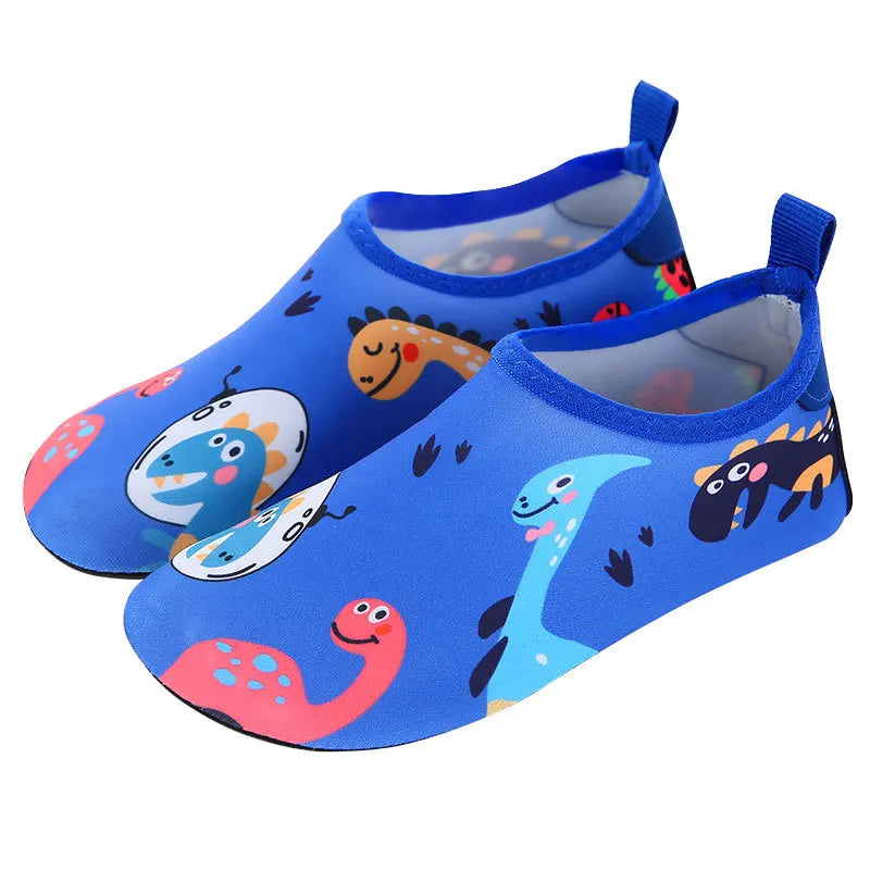 Sapatos aquáticos macios e dobráveis para rapaz e rapariga, para praia, verão, atividades ao ar livre, caminhar na água, natação, surf e mar, de secagem rápida
