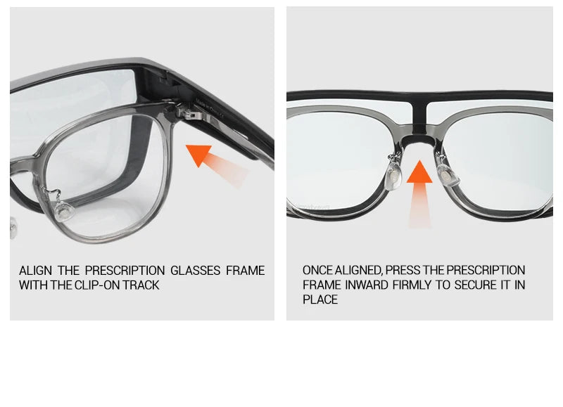 Kapvoe Fitover Sunglasses Fit Over Sunglasses Polarized Lens Wear Over Prescription Eyeglasses UV Protection Men Women