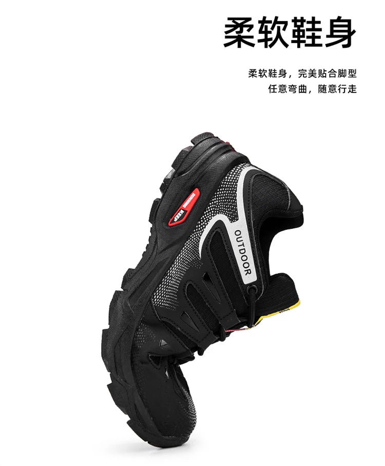 New Outdoor Men's Shoes Men's Anti-Slip Mountaineering Shoes Travel Hiking Adventure Footwear Fashionable Casual Sneakers