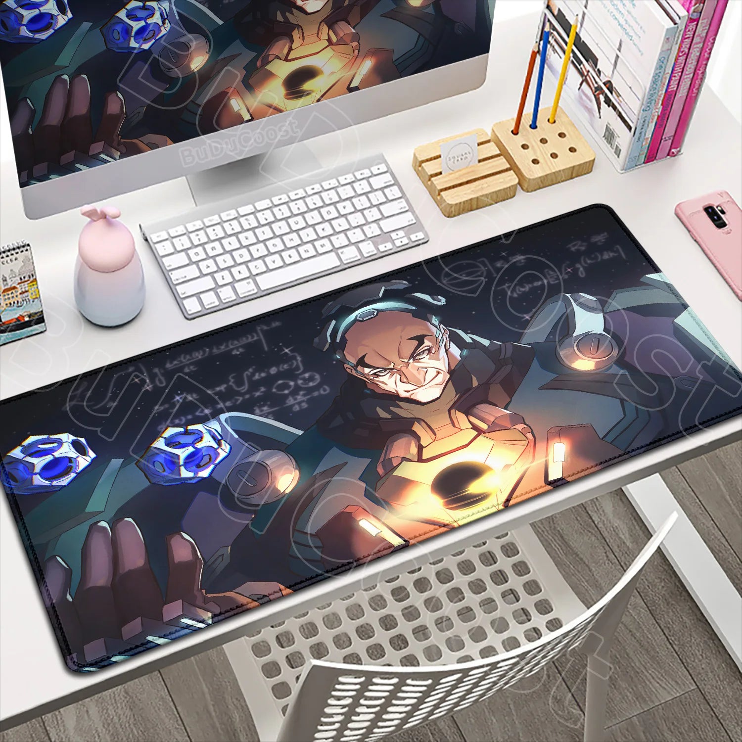 Produit gaming premium Fraquane, Large XXL DIY Cool  Overwatch Mouse Pad Keyboard Table Gaming Accessories Non-Slip Rubber Edge locking spped Laptop Rug desk Mat, équipement gamer