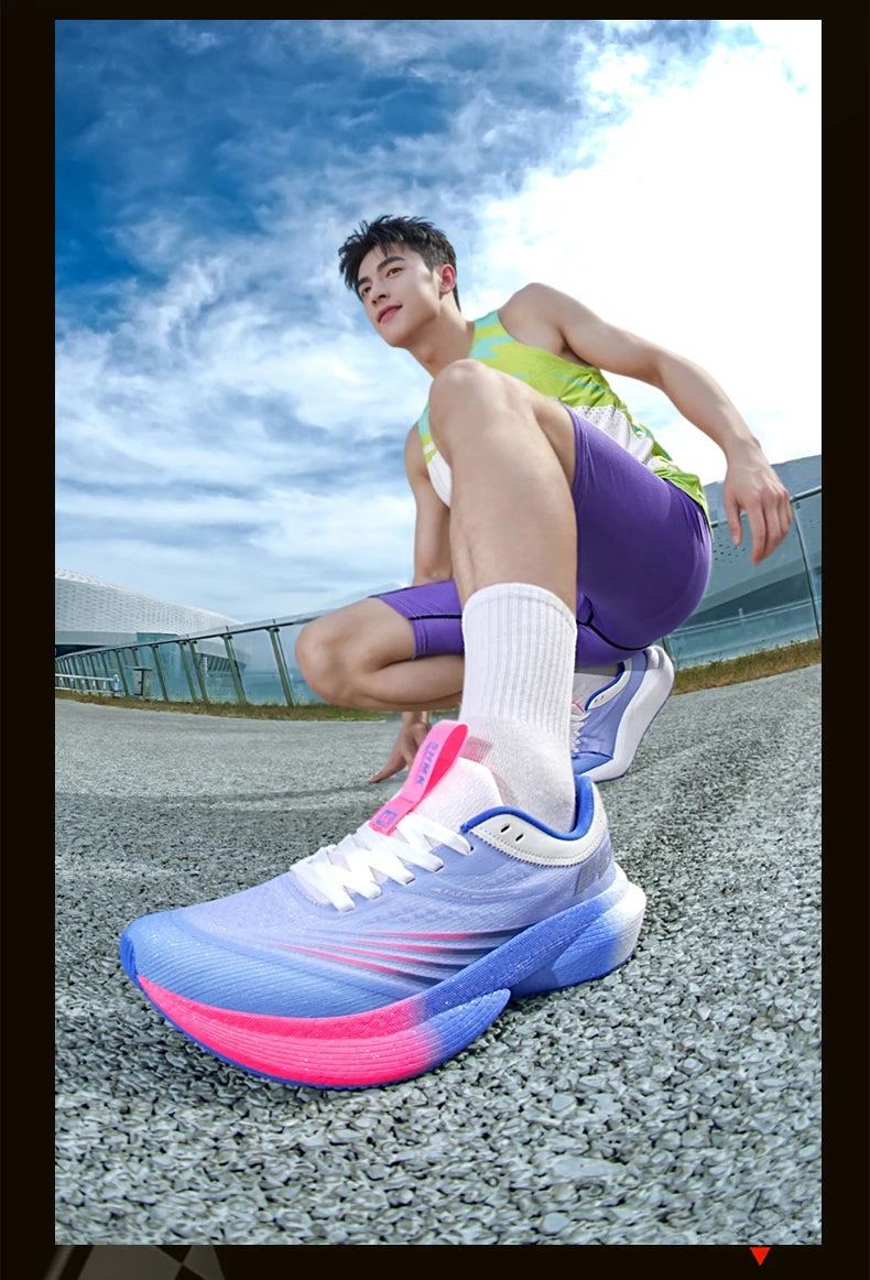 Scarpe da corsa nuove con piastra in carbonio per maratona, da uomo, sportive, traspiranti, leggere, comode da donna, sneakers atletiche antiscivolo casual