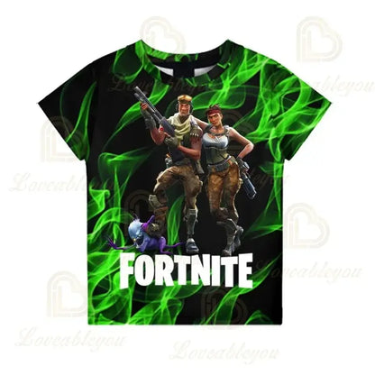 Battle Royale T-shirt Fortnite Victory T-Shirt Kids Tops Girls Boys Clothes Harajuku Tees Children 3D 2025 New Design