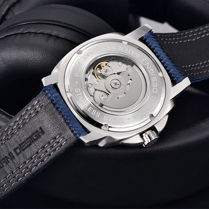 PAGANI DESIGN 2026 Original 43MM Men's Automatic Mechanical Watch NH39 200M Waterproof AR Sapphire Mirror Watches For Men ﻿