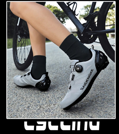 Unisex nye cykelsko – professionelle, lette, luksuriøse og originale landevejs-/MTB-racercykelsko i gummi til mode, cykel, streetwear og sport