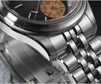 San Martin 39mm Miyota 9132 Power Reserve Display Men Luxury Sport Watch Automatic Mechanical Waterproof Original Design SN0144