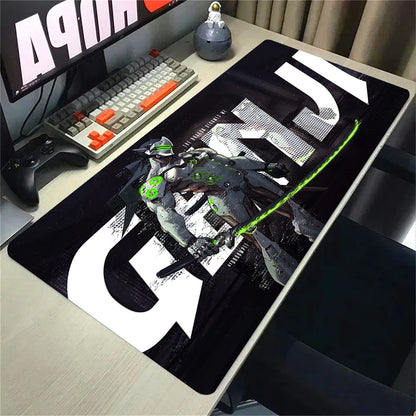 Overwatch 2 Gaming Accessories Mouse Pad Gamer Cabinet Pc Big Desk Mat Computer Keyboard Desks Xxl Mousepad Anime Large Mausepad