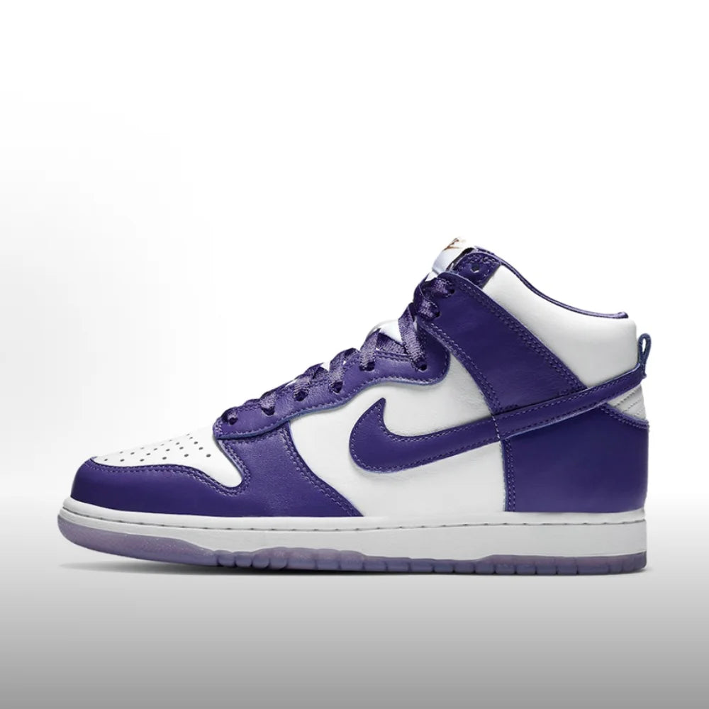 Nike Dunk SB Dunk High – inspirowane stylem retro, modne, antypoślizgowe, wytrzymałe, półwysokie, codzienne trampki DQ4489-300