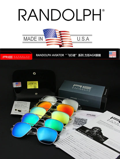 RE Sunglasses Man American Army Military Aviation Pilot Sun Glasses Glass Lens Woman Luxury Brand Vintage Metal Titanium Frame