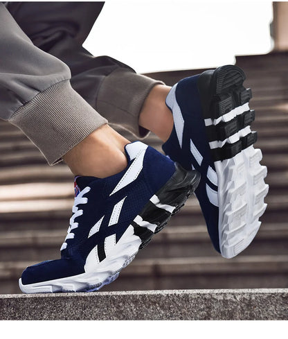 men's and women's running shoes breathable casual sneakers anti-slip vibration comfortable walking shoes 38-46