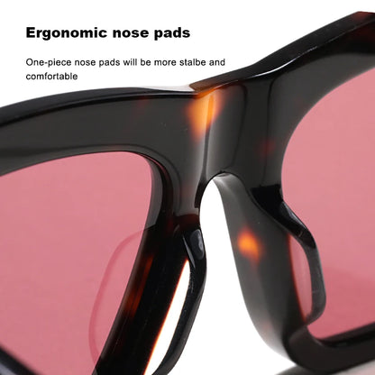 Fashion Design Handmade Square Acetate Sunglasses For Men Women Classic Sunglasses outdoor UV400 Protection Logo Customization