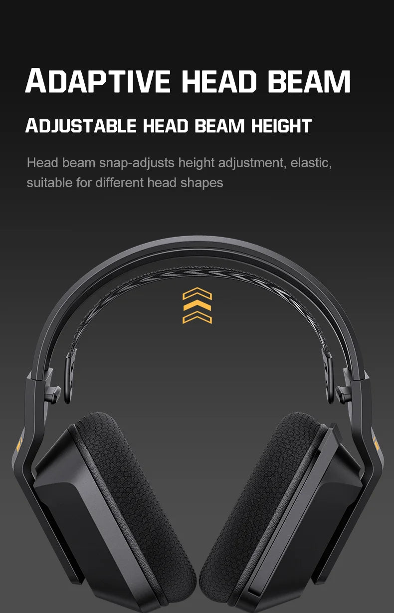 ONIKUMA GT828 Bluetooth Headset Four-mode Connection Over Ear HIFI Stereo Wireless Gaming Headsets with Mic for PC Laptops PS5