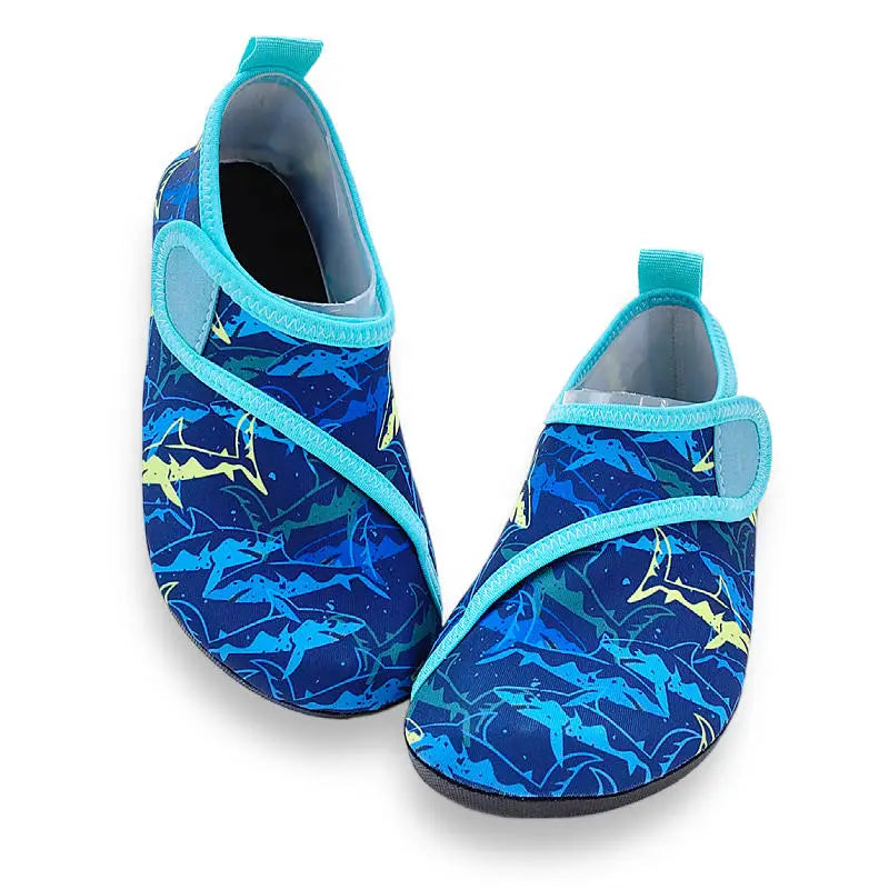 Sapatos aquáticos macios e dobráveis para rapaz e rapariga, para praia, verão, atividades ao ar livre, caminhar na água, natação, surf e mar, de secagem rápida