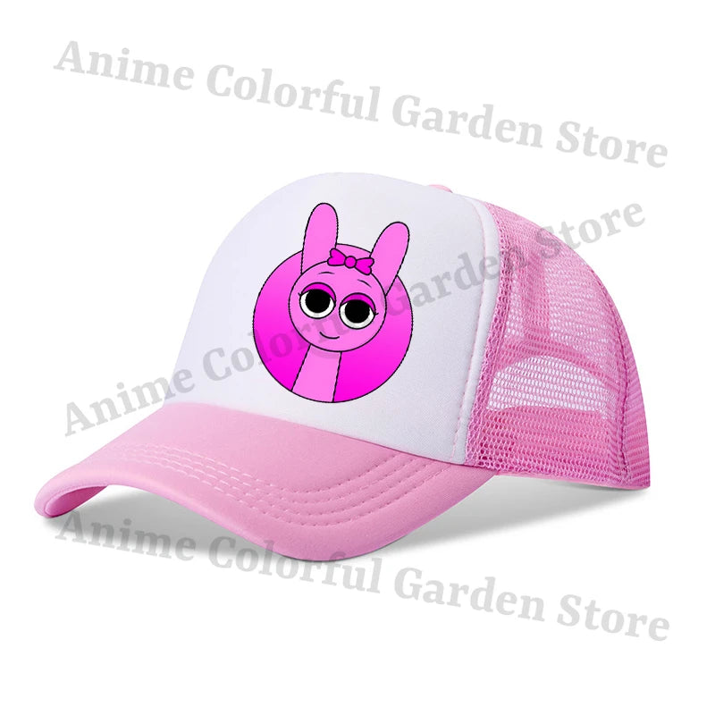 „Sprunki“ tėvų ir vaikų beisbolo kepurės, anime, animacinės, hiphopo, plokščios kepurės vyrams, moterims ir vaikams, vasaros mados, apsaugančios nuo saulės, kvėpuojančios kepurės, dovanos