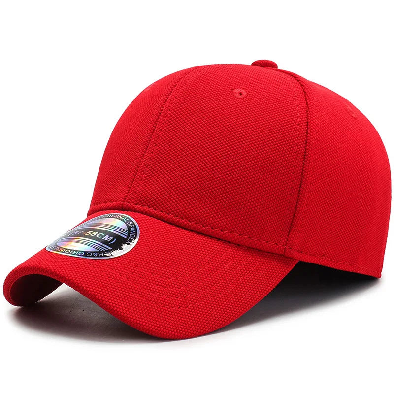 Fitted Full Closed Baseball Cap Men Women Elasticity Hip Hop Caps Hats Fit Visor Snapback Blank Solid Outdoor Sport New Stretch
