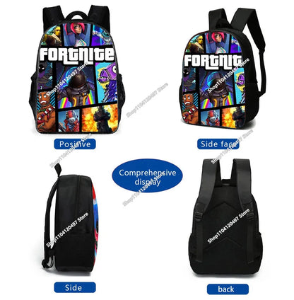 Fortnite School Bags Boys Girls Backpacks Large-capacity Knapsack High-quality Bookbags Fortnite Figure Laptop Bag Gift