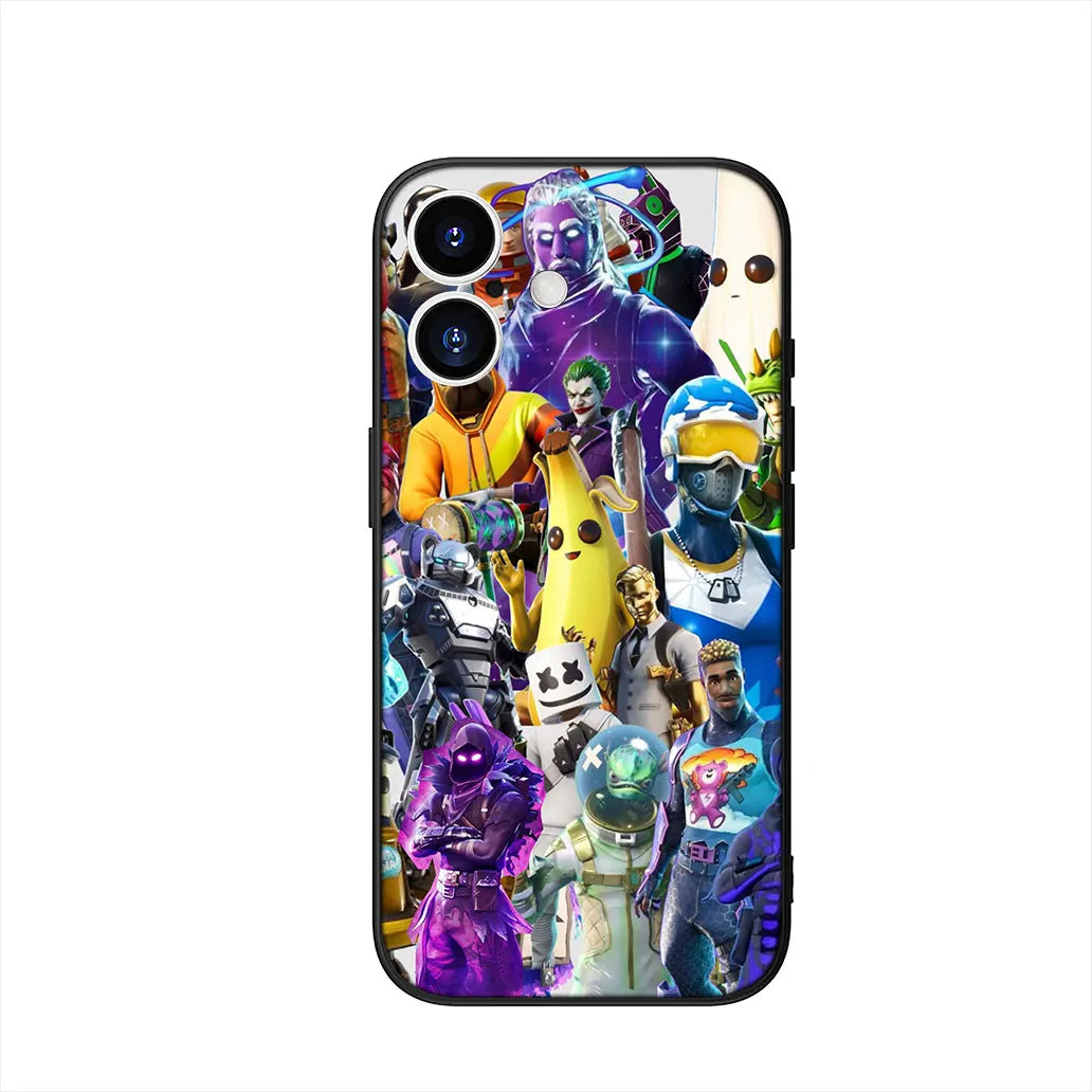 Game F-Fortnite Wallpaper Case for Samsung Galaxy A07 A13 A12 A23 A42 A50 A51 A52 A53 A70 A71 A72 A21S A04 Note 20 9 8 10 Cover