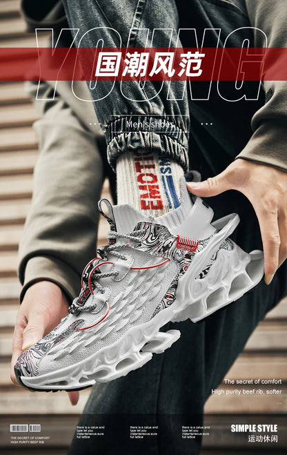 Shoes Men Sneakers Male Casual Men's Shoes Tennis Luxury Shoes Trainer Race Breathable Shoes Fashion Loafers Running Shoes for Men