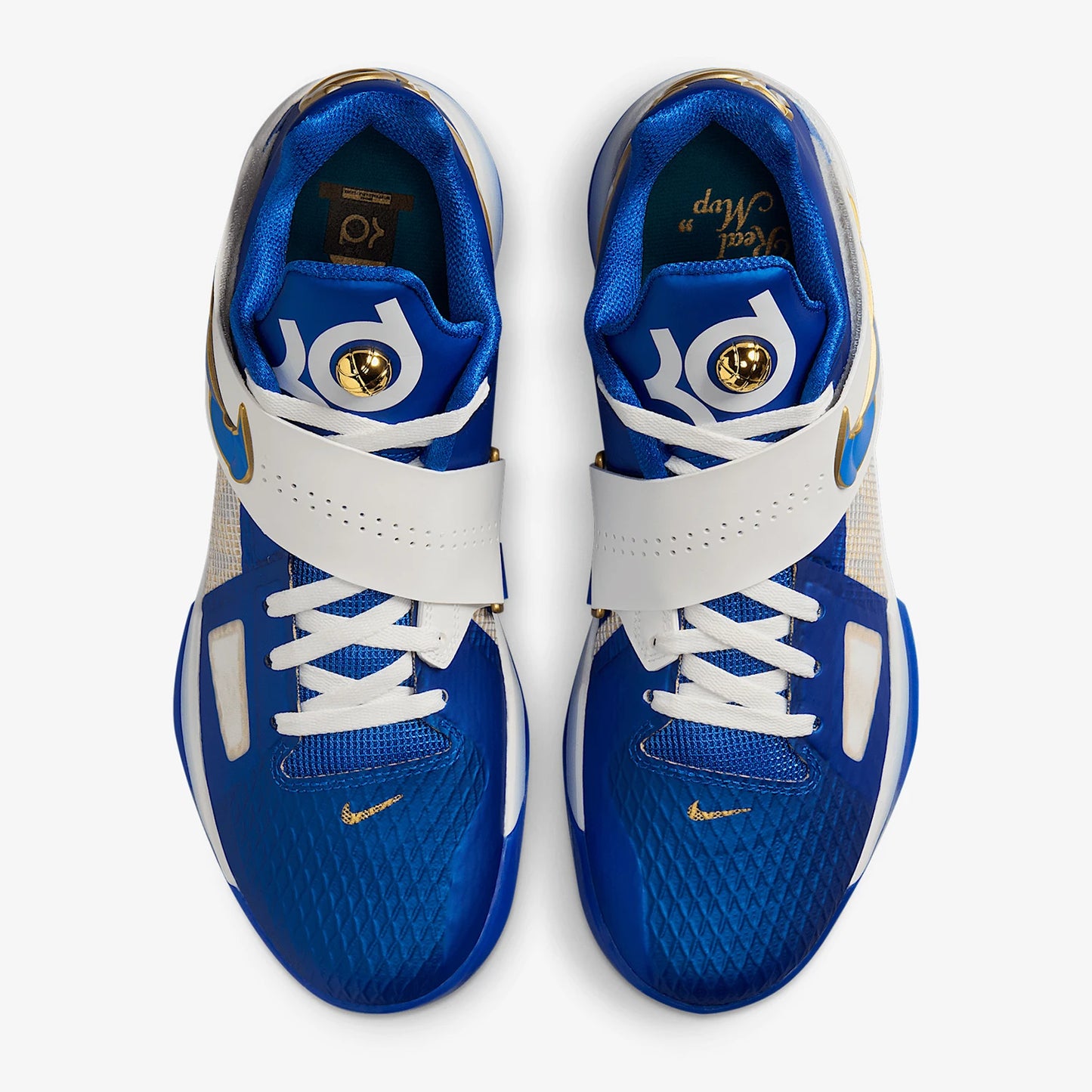 Nike genuine ZOOM KD 4 men's low top cushioned fashionable sports shoes FZ3540-400