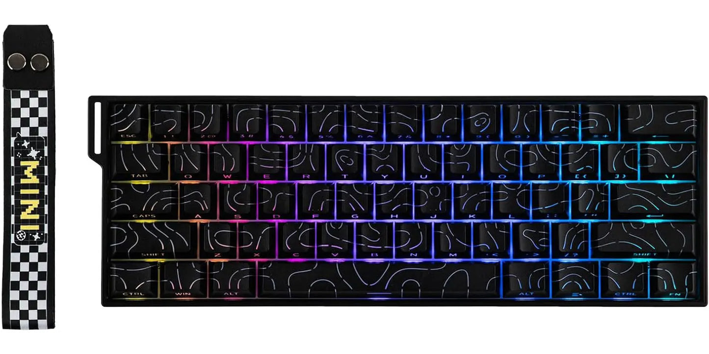 Teclado mecánico inalámbrico AULA Mini60 HE/Pro/Max 60% con interruptores magnéticos RGB, trimodo, 8000Hz, 0.01mmRT para PC, regalos para gamers