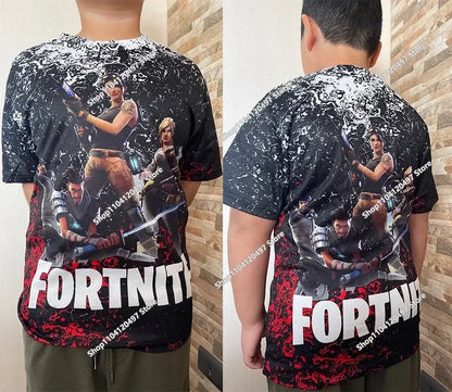 Children's Clothing Autumn Pullover T-shirt Hoodie New Fortnite Kids' Casual Wear Comfortable Streetwear