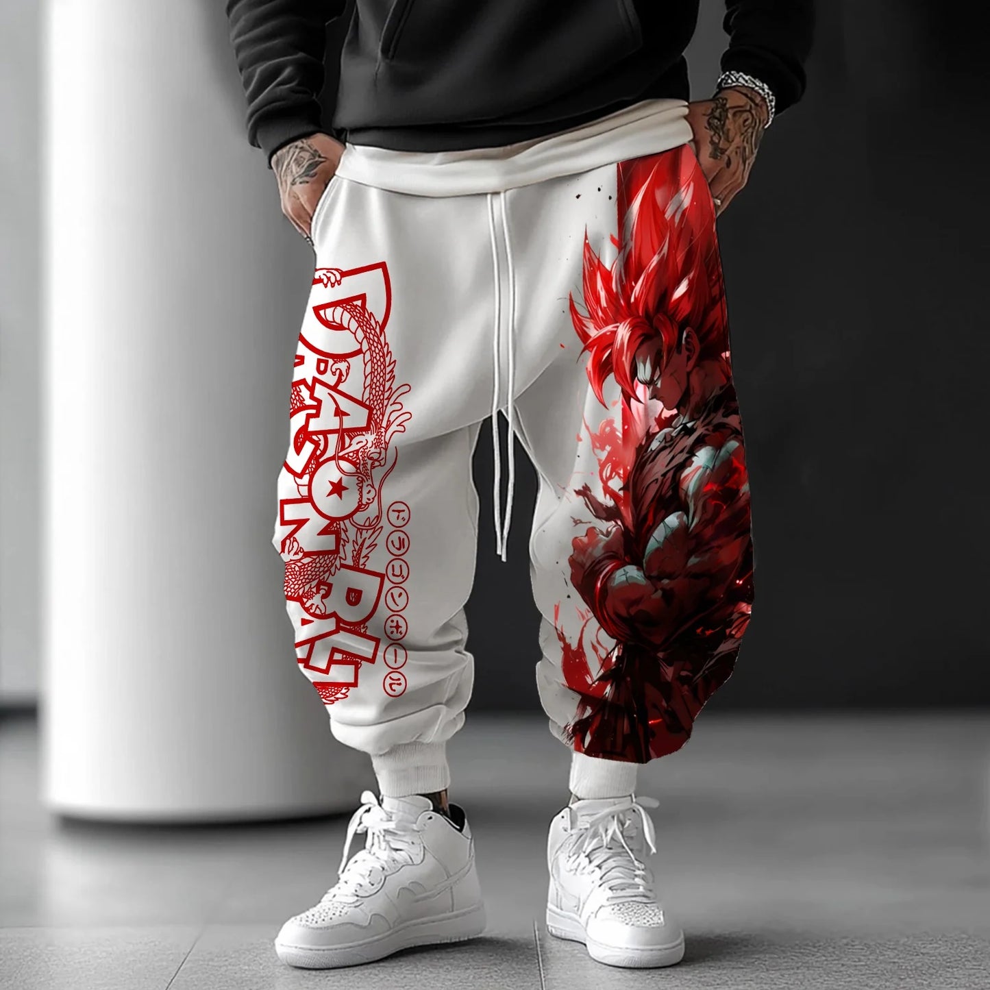 2026 Anime Saiyajin Dragon Ball Sommer-Outdoor-Jogginghose Harajuku Trendy Herren Damen Streetwear locker lässig modisch Sport-Bündchenhose