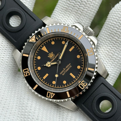 STEELDIVE SD1954V Ceramic Bezel 41MM Stainless Steel Case 300M Waterproof Vintage Luminous NH35 Automatic Mens Dive Watch