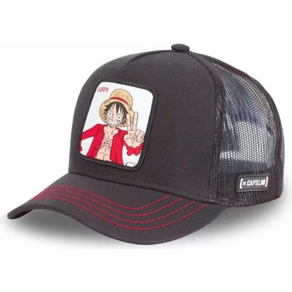Czapka baseballowa LUFFY do sportów na świeżym powietrzu – wiosenna i letnia moda, haftowana, regulowana, dla mężczyzn i kobiet – modna czapka outdoorowa w stylu hip-hopowym