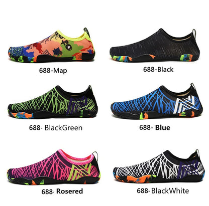 2023 Yoga Sports Water Sneakers, Unisex Swimming Aqua Seaside Barefoot Slippers, Surf Upstream Light Quick-Drying Beach Water Shoes