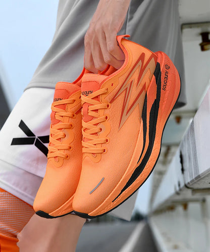 Nuove scarpe da running con piastra in carbonio per maratona, da uomo e donna, sportive, traspiranti, leggere, comode, antiscivolo e casual