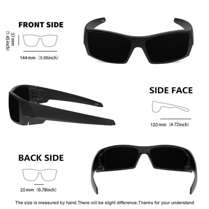 MAXJULI Z87 Polarized Sunglasses Men Wrap Around Sport Driving UV400 Retro Vintage Shield Safety Glasses 8231